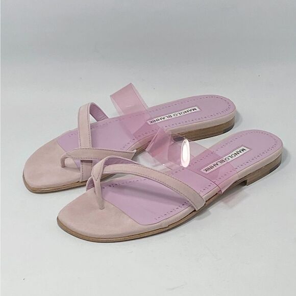 Manolo Blahnik Susina Suede Sandals size 36 - Picture 2 of 11